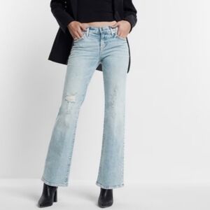 Express NWT Light Wash Boot Low Rise Jeans Size 4L